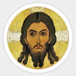 Christ Acheiropoietos Holy Face Icon Sticker